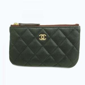 CHANEL Black Caviar Leather Wallet